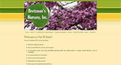 Desktop Screenshot of brotzmansnursery.com